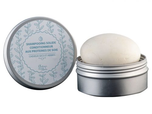boite de shampooing solide cheveux secs